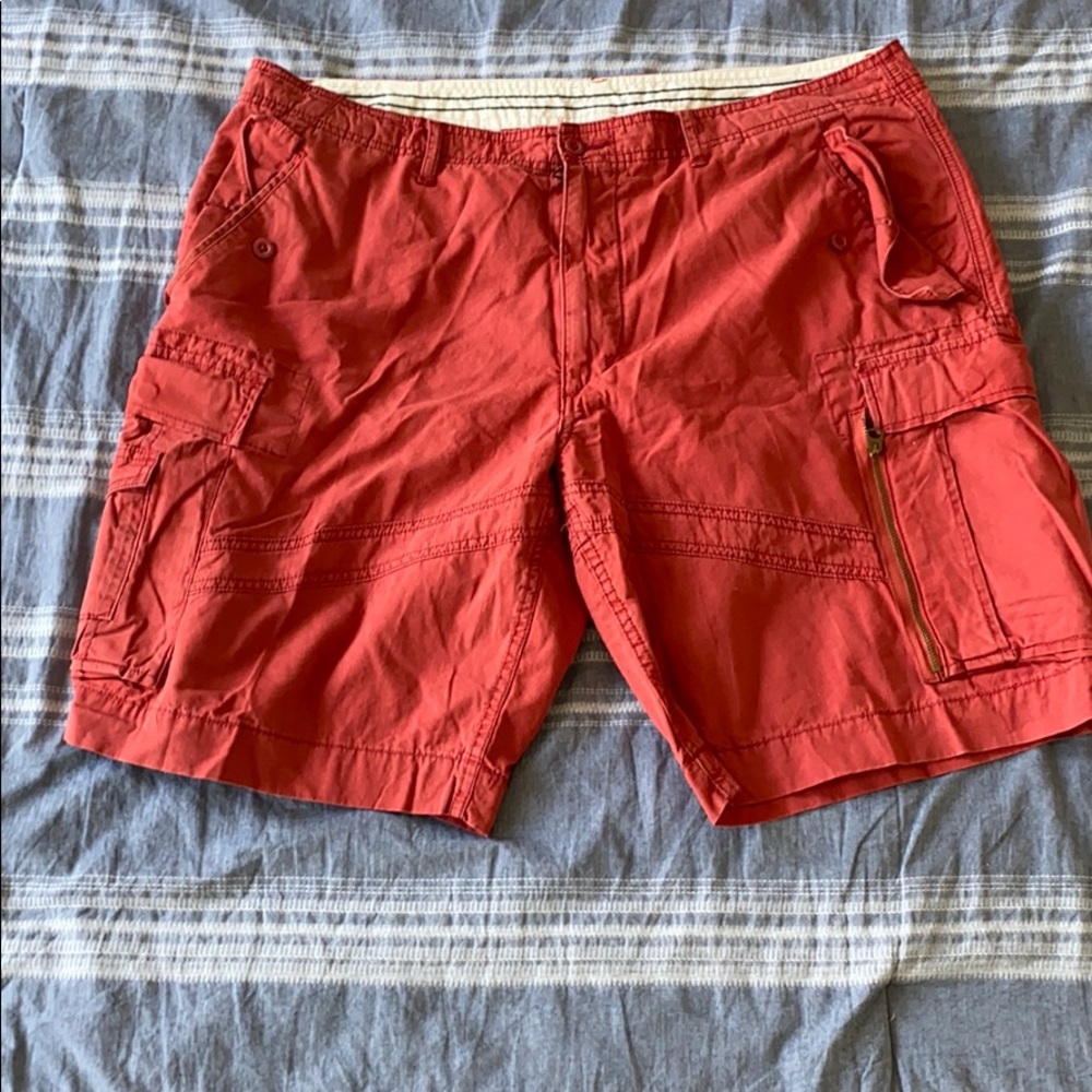 Polo Ralph Lauren Red Cargo Shorts SIZE 40 | USED